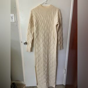 Line and Dot ivory sweater dress size small